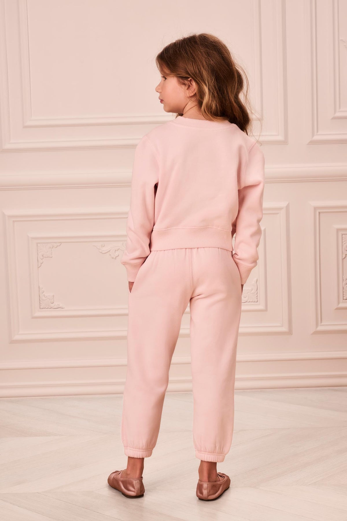 Little Girls Embellished Bow Lumi Pullover