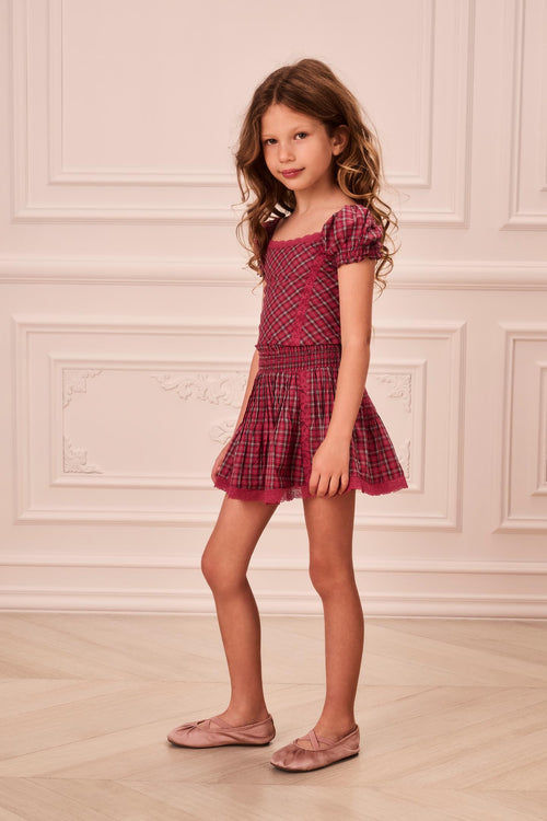 Little Girls Tartan Zephie Top