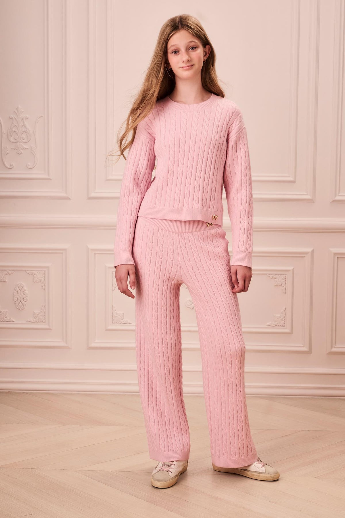 Tween Cable Knit Sallie Sweater