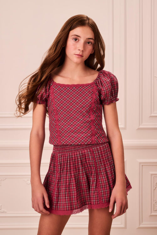 Tween Tartan Zephie Top