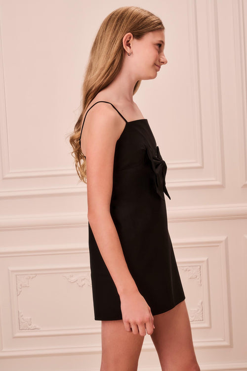 Tween Taffeta Bow Sorellaina Dress