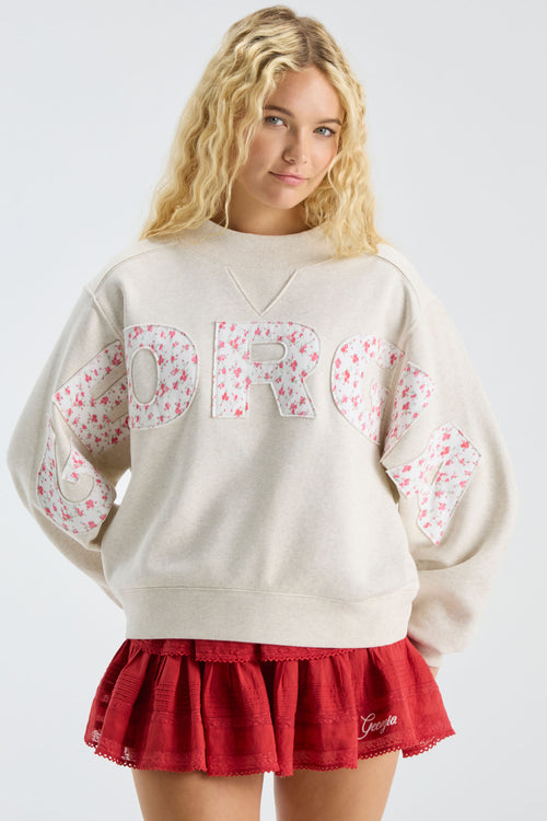 Fanatics x LoveShackFancy Mockneck Crew
