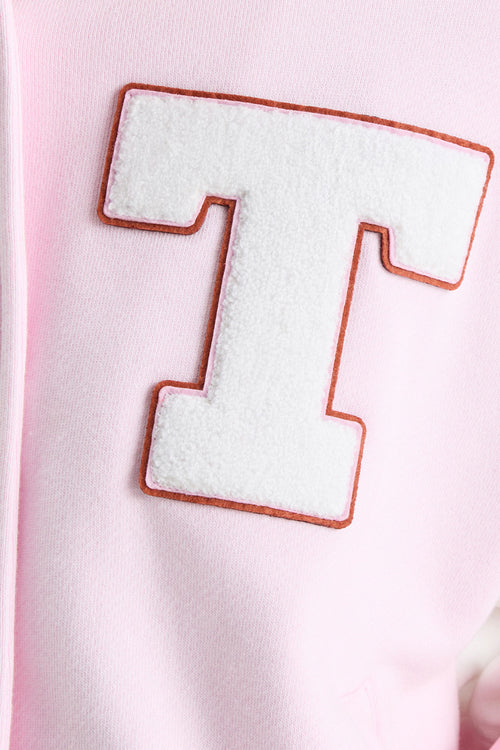 Fanatics x LoveShackFancy Collegiate Varsity Jacket