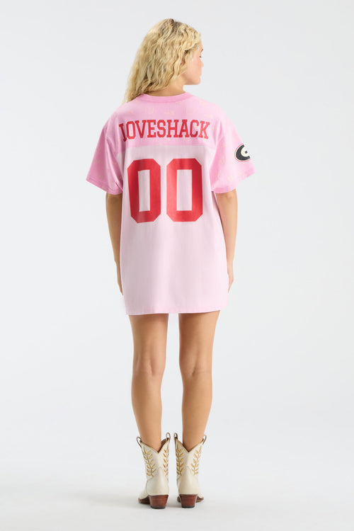 Fanatics x LoveShackFancy Varsity Crush Jersey Dress