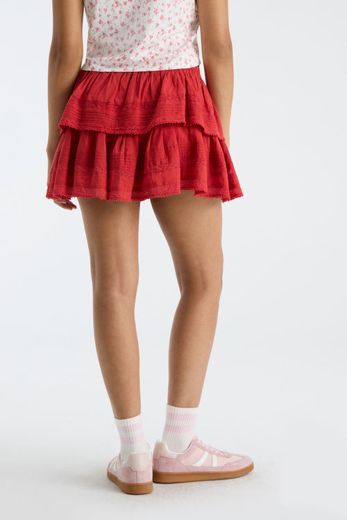 Fanatics x LoveShackFancy Ruffle Mini Skirt