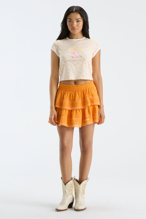Fanatics x LoveShackFancy Marykate Ringer Tee