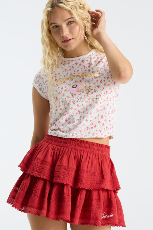 Fanatics x LoveShackFancy Ruffle Mini Skirt