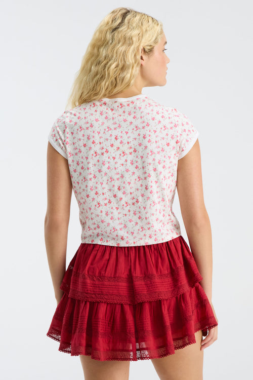 Fanatics x LoveShackFancy Marykate Ringer Tee