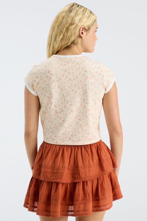 Fanatics x LoveShackFancy Marykate Ringer Tee