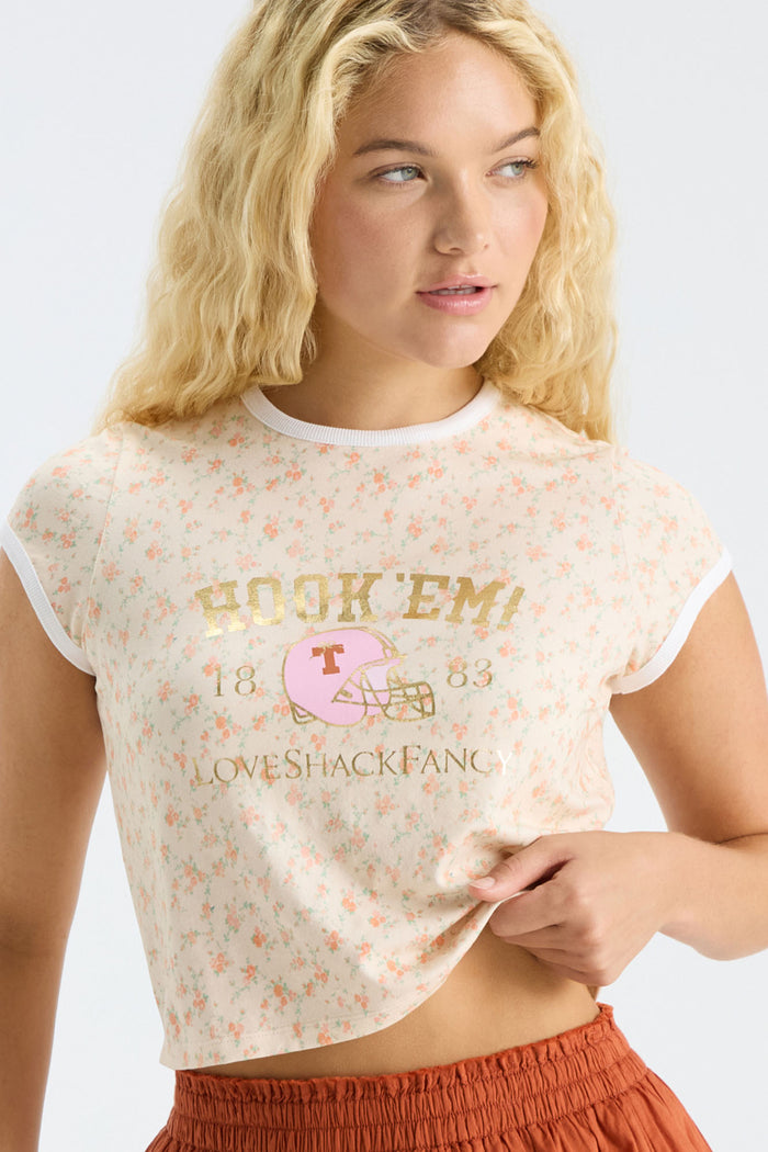 Fanatics x LoveShackFancy Marykate Ringer Tee
