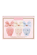 Eau de parfum discovery set in pink gift box with ribbon bow designs