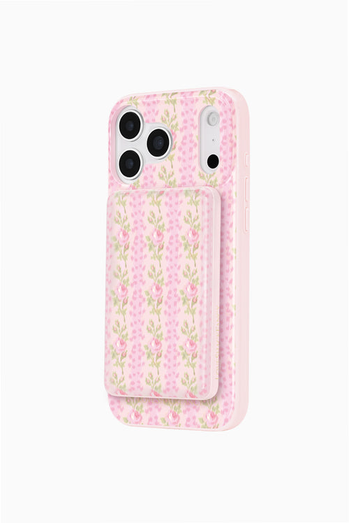 Case-Mate x LoveShackFancy 5K mAh Wireless Portable Charger Works with MagSafe - Blooming Heirloom