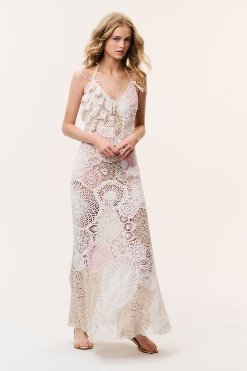 love shack fancy long dress Latest Obsession: The Burrows Maxi by Chasing Chelsea over embroidery LoveShackFancy Devina Dress- Orchid