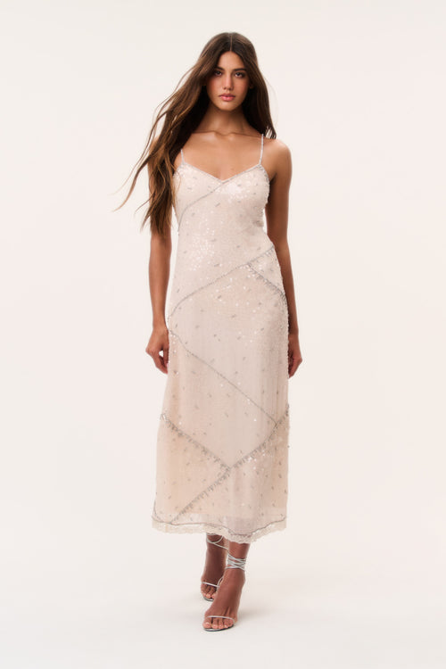 Adarine Sequin Maxi Dress