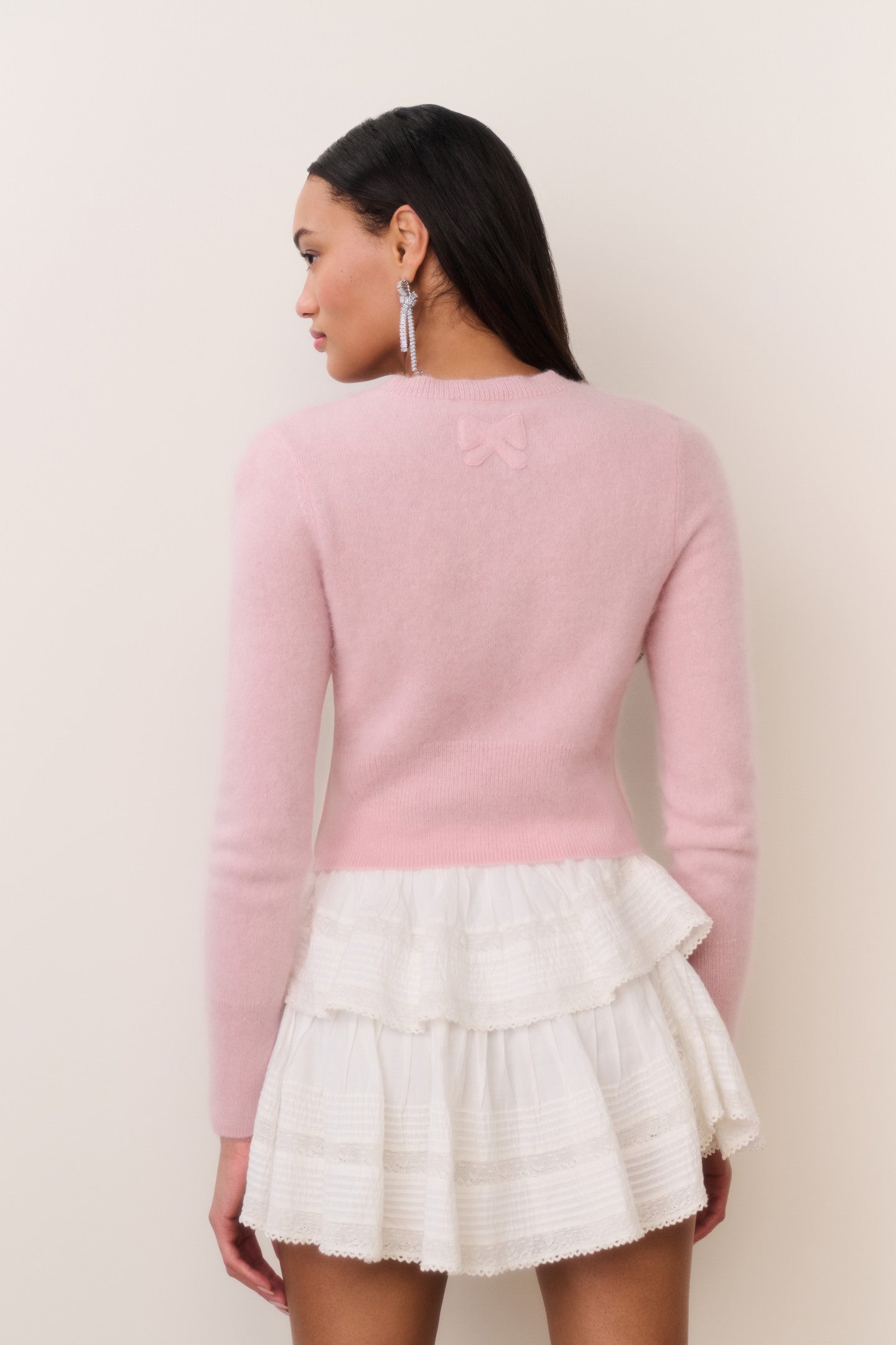 Adeanne Fitted Cashmere Cardigan