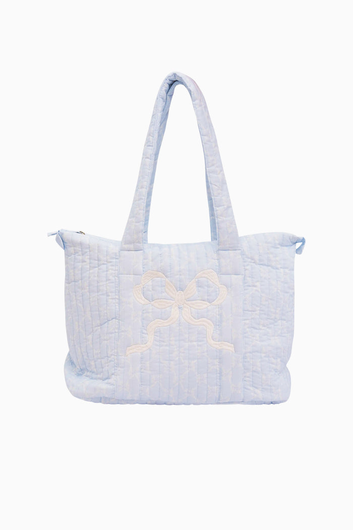 Aja Quilted Bow Print Weekender
