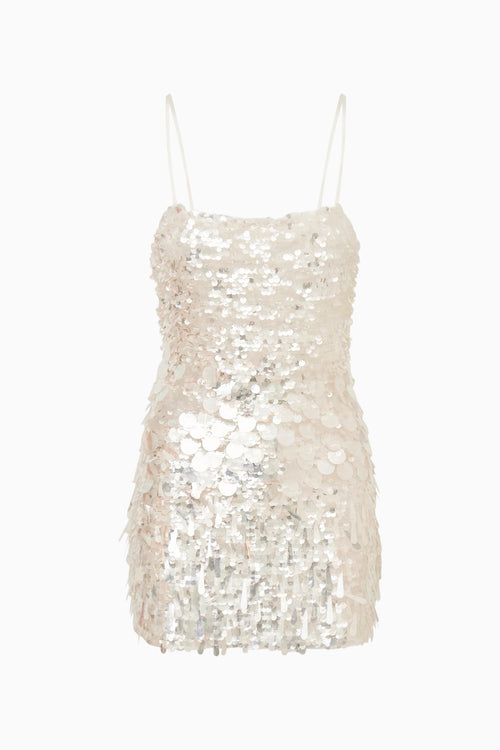 Aluria Icicle Pailette Mini Dress