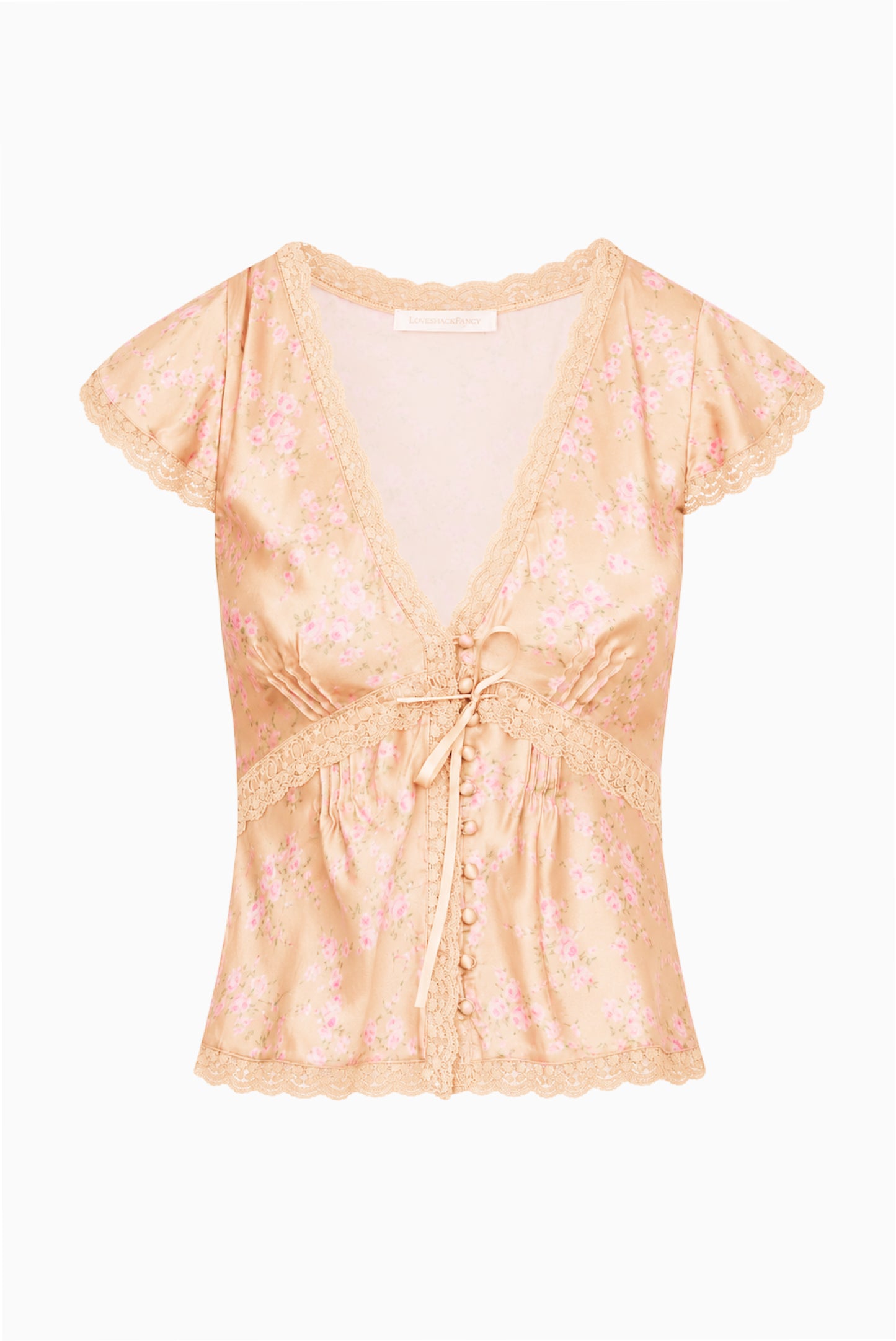 Amara Silk-Blend Floral Top