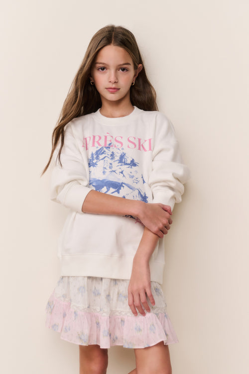 Tween Amethyst Ski Pullover