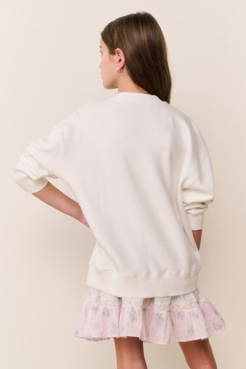 Tween Amethyst Ski Pullover