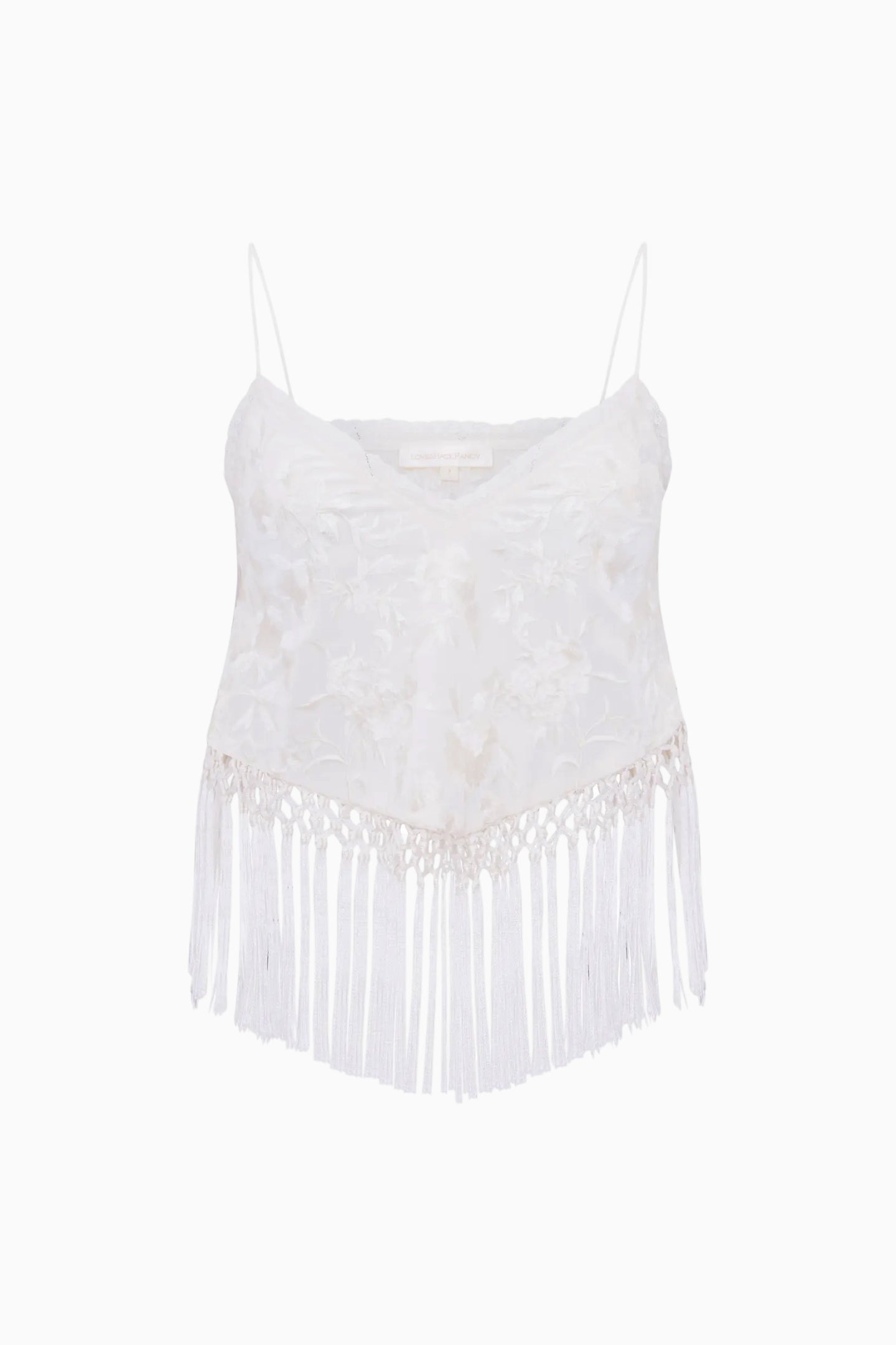 Annemarie Fringe Crop Top