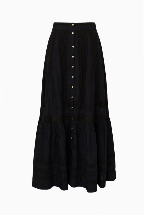 Araminta Cotton Maxi Skirt