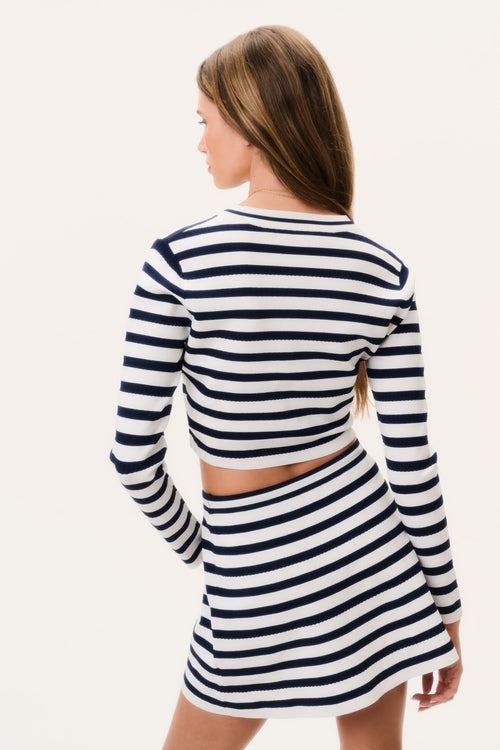 Jeanie Stretch Knit Mini Skirt