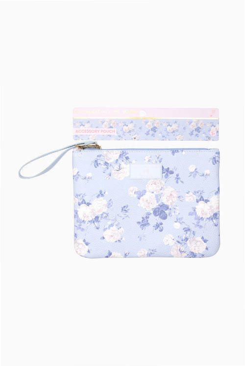 LoveShackFancy │ Yoobi Everblooming Rosettes Vegan Leather Accessory Pouch with Wristlet