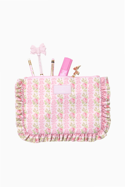 LoveShackFancy │ Yoobi Blooming Heirloom Ruffle Accessory Pouch