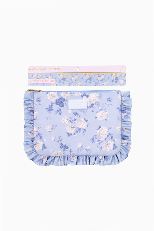 LoveShackFancy │ Yoobi Everblooming Rosettes Ruffle Accessory Pouch