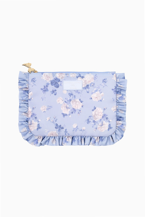 LoveShackFancy │ Yoobi Everblooming Rosettes Ruffle Accessory Pouch