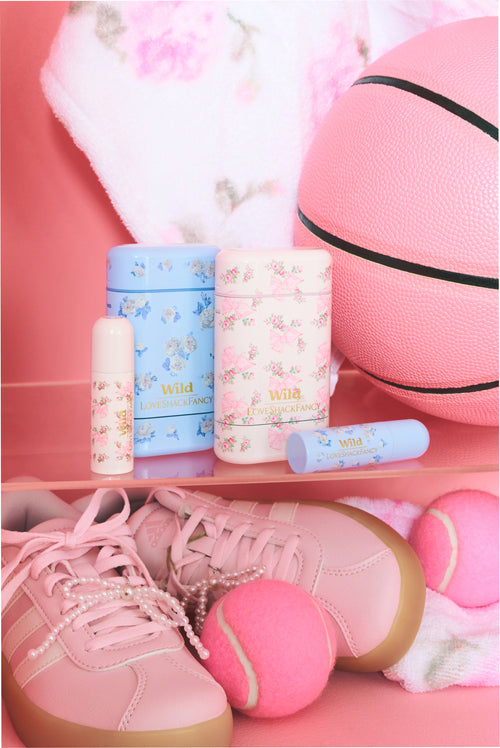 LoveShackFancy x Wild Cosmetics Everblooming Rosettes Refillable Deodorant - Hibiscus & Coconut