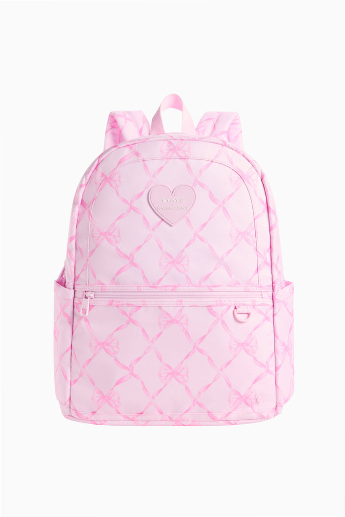 STATE x LoveShackFancy Baby Bow Kane Double Pocket Backpack - Customized