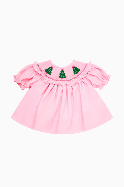 Cecil & Lou Baby Smocked Christmas Tree Set