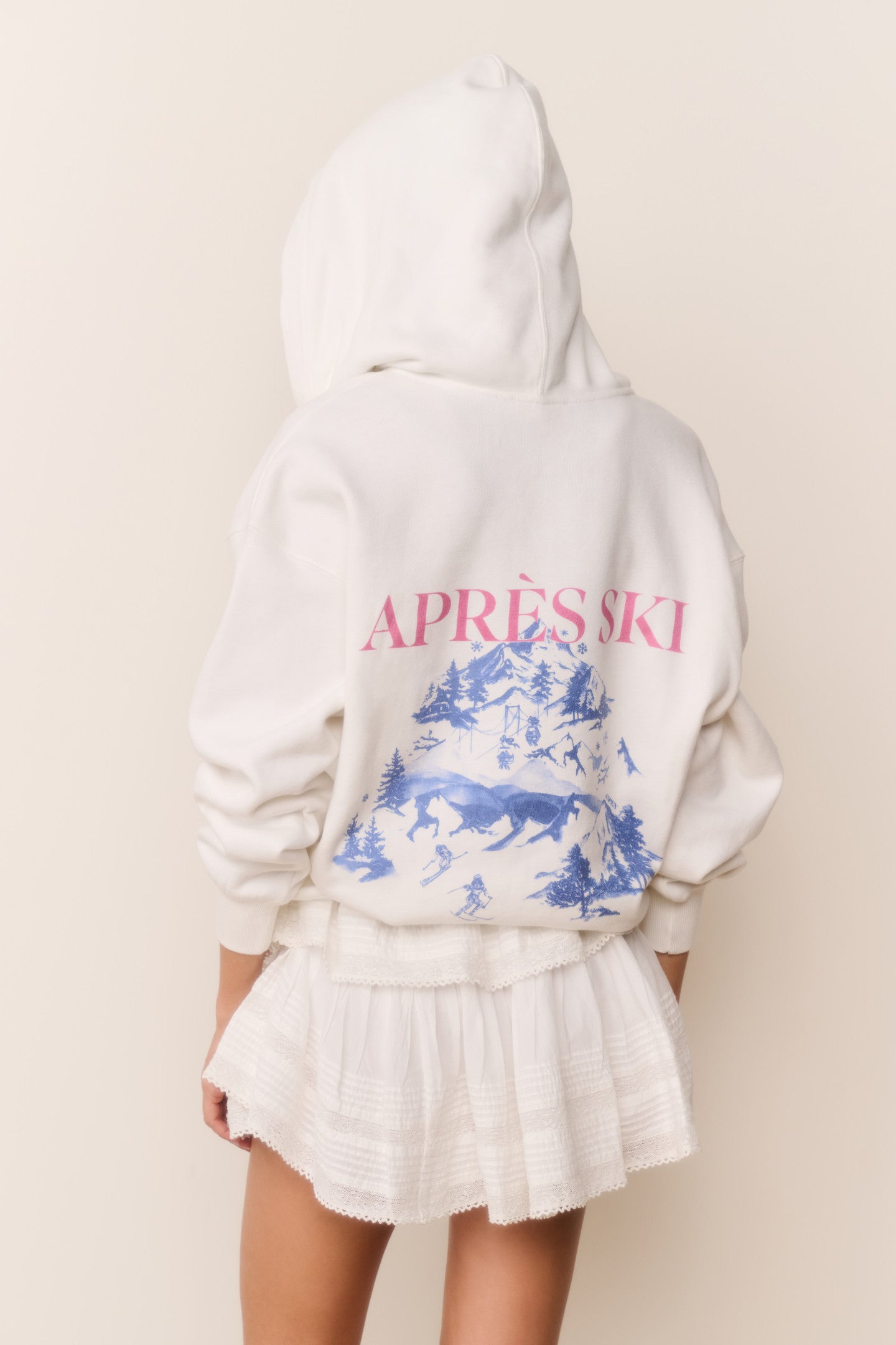 Ballie Ski Zip-Up Hoodie | LoveShackFancy.com