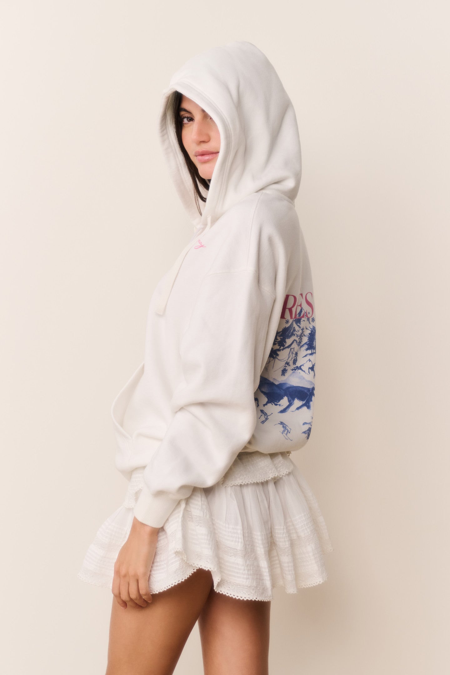 Ballie Ski Zip-Up Hoodie | LoveShackFancy.com