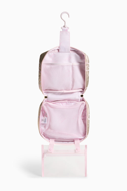 STATE x LoveShackFancy Gold Bensen Toiletry Kit