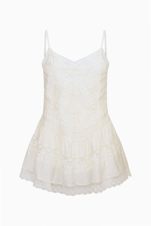 Bessette Silk Lace Mini Dress