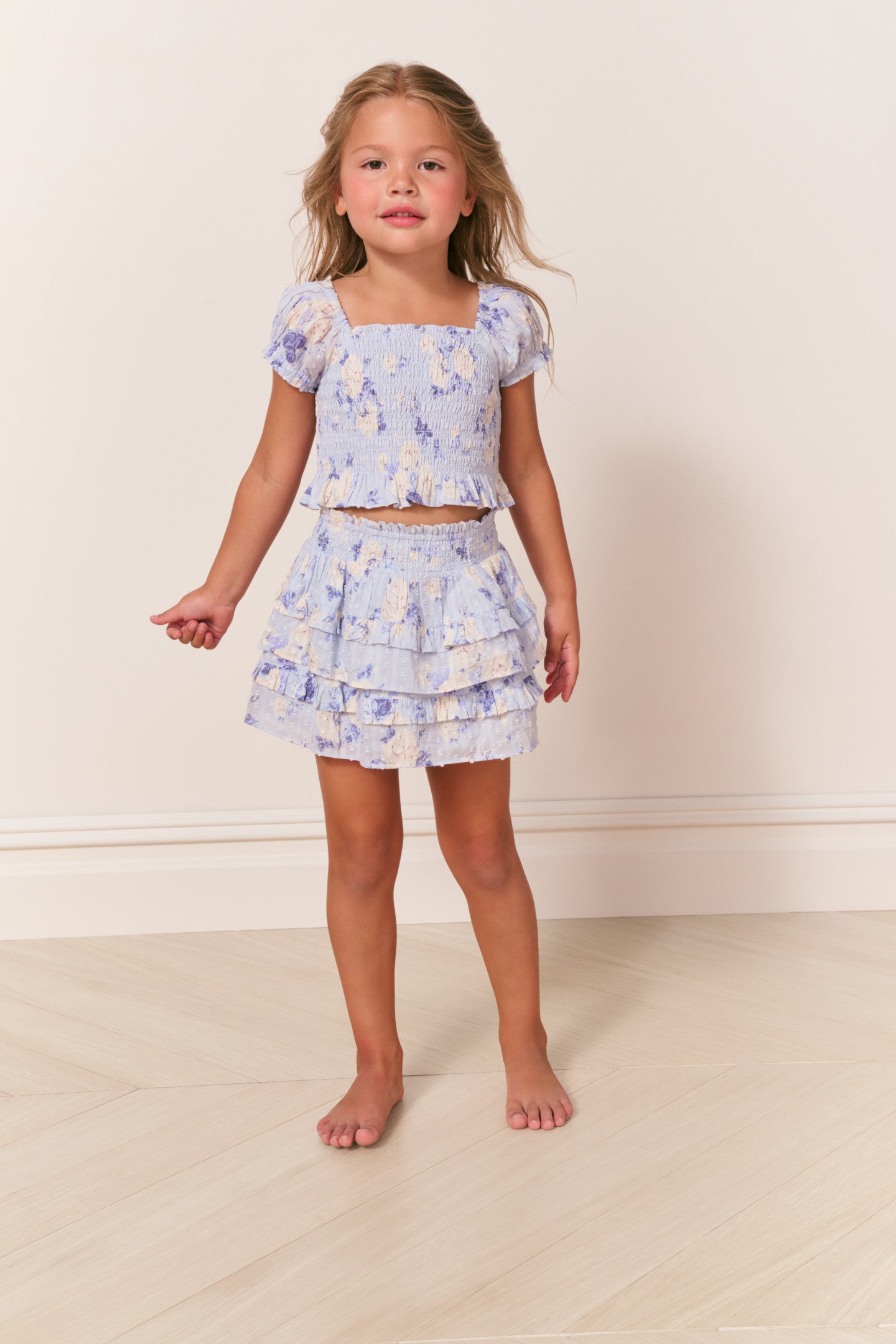 Girls Fragrance Cotton Billie Skirt- Girls Designer Luxury