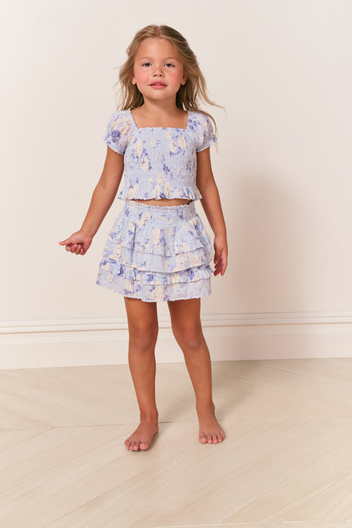 Girls Billie Heirloom Print Skirt