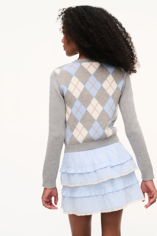 Tween Blue Cotton Billie Skirt