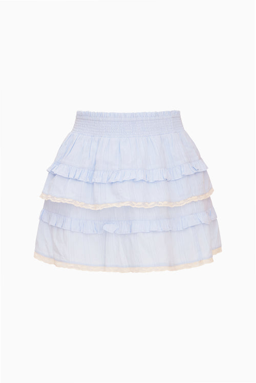 Tween Blue Cotton Billie Skirt