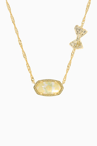 Kendra Scott x LoveShackFancy Sun Glow Bow Elisa Necklace