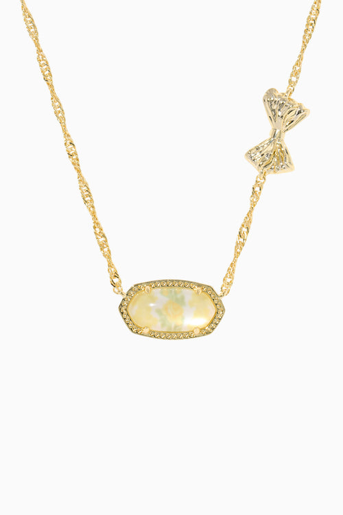 Kendra Scott x LoveShackFancy Sun Glow Bow Elisa Necklace