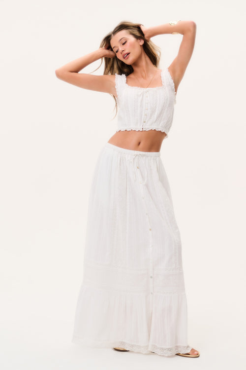 Brina Cotton Maxi Skirt