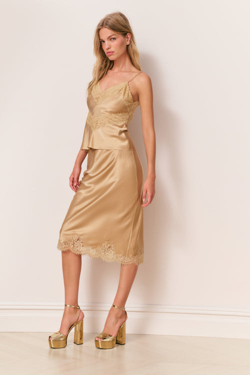 Brimsley Silk Lace Cami Top