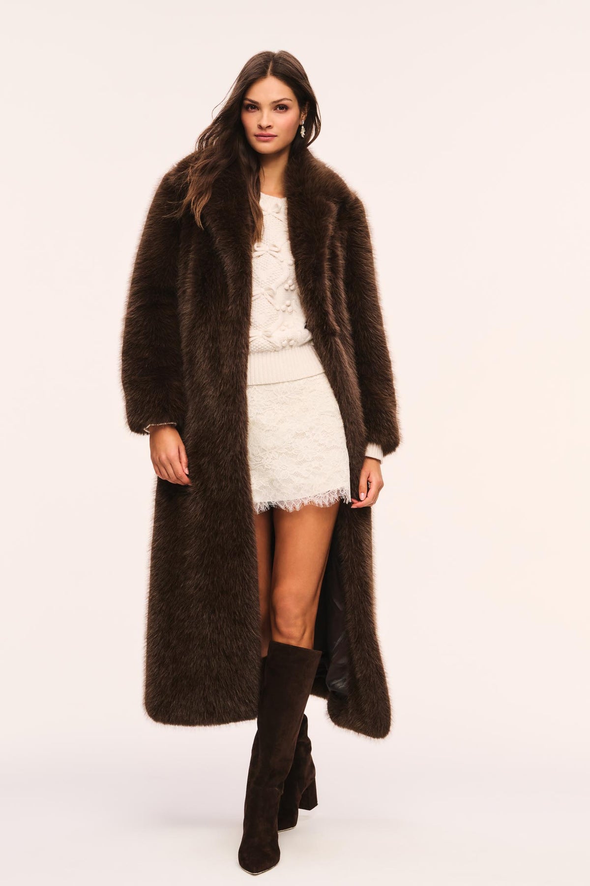 Soni Long Faux Fur Jacket