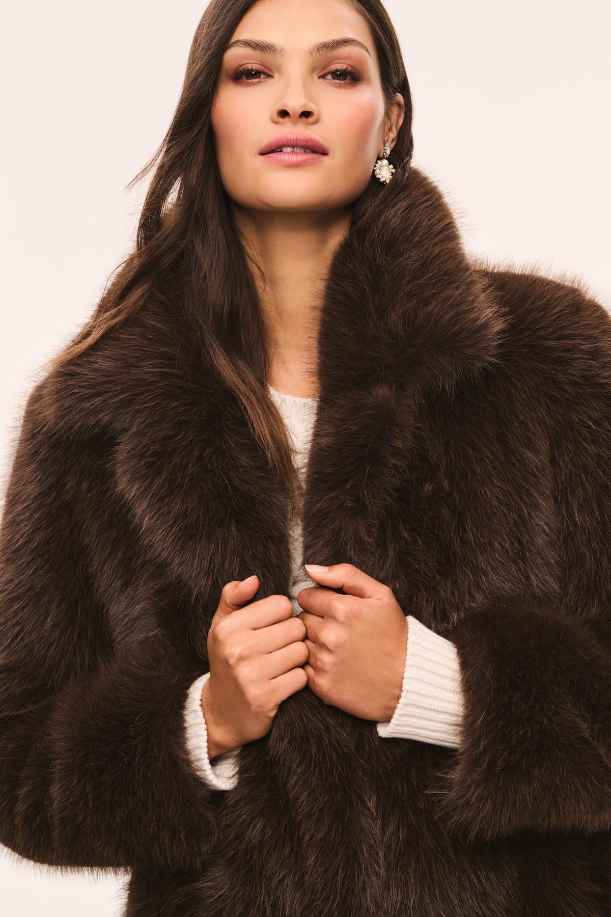 Soni Long Faux Fur Jacket