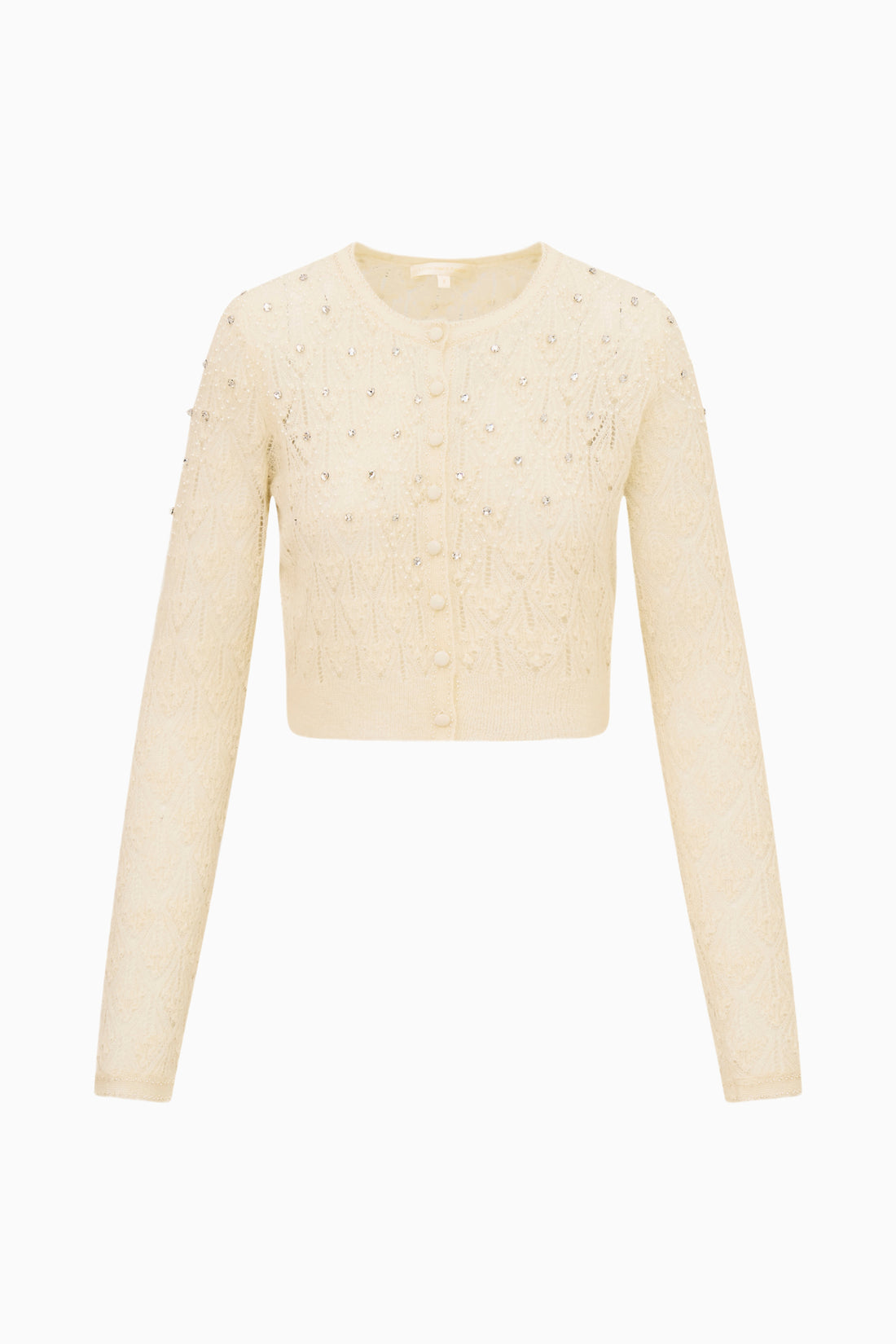 Calico Embellished Pointelle Cardigan