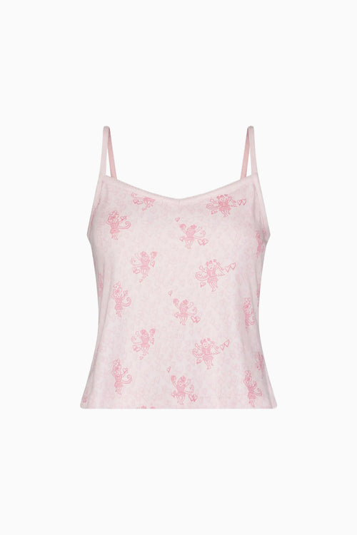 LoveShackFancy x Roller Rabbit Cupid's Kiss Cami And Boxer Set